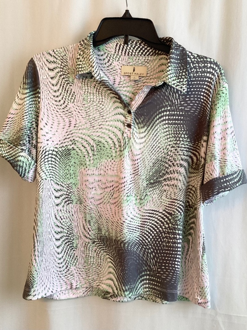SPORT HALEY… Geometric Print Athletic Too… size Large